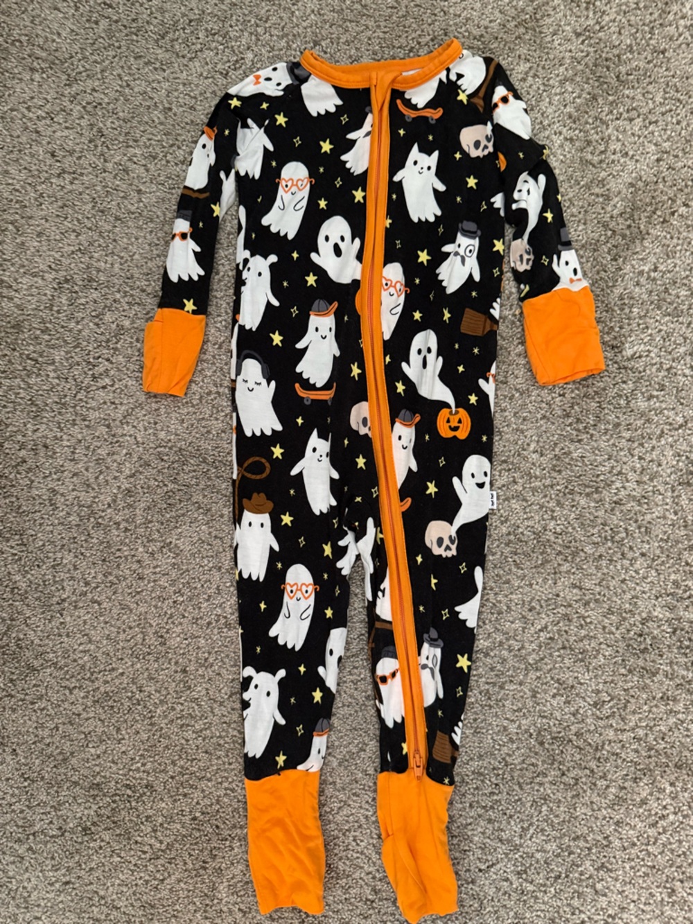 Little Sleepies Friendly Ghosts 6-12 Zippy